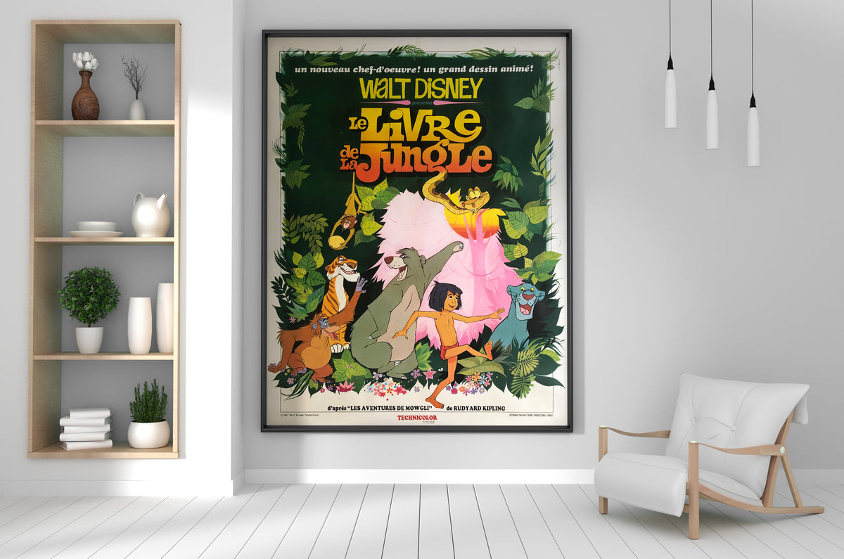 The Jungle Book 1968 French Grande Film Poster
