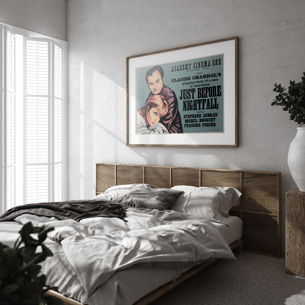 Just Before Nightfall 1973 Academy Cinema UK Quad Film Poster, Strausfeld