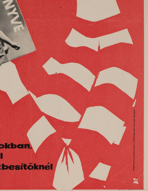 Hungarian Womens' Newspaper Yearbook Advertising poster 1964, Balogh