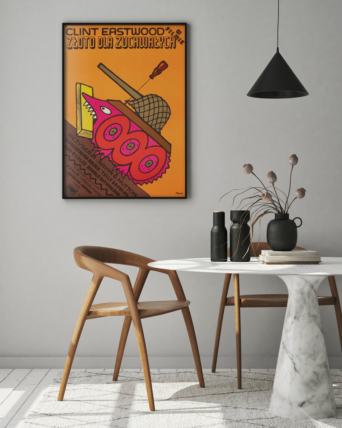 Kelly's Heroes 1970 Polish A1 Film Movie Poster, Flisak