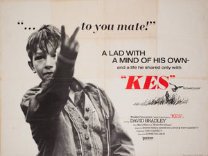 Kes 1969 1st Release UK Quad Film Movie Poster