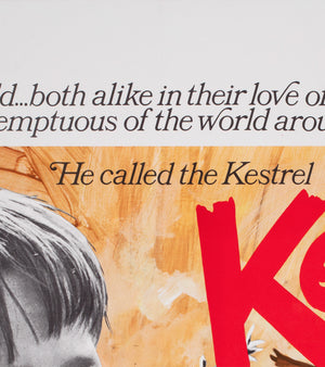 Kes 1969 UK Quad Film Movie Poster - detail