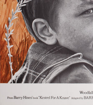 Kes 1969 UK Quad Film Movie Poster - detail