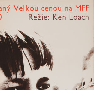 Kes 1971 Czech A1 Film Movie Poster, Radek Ocenasek - detail