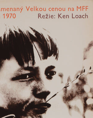Kes 1971 Czech A3 Film Movie Poster, Ocenasek - detail