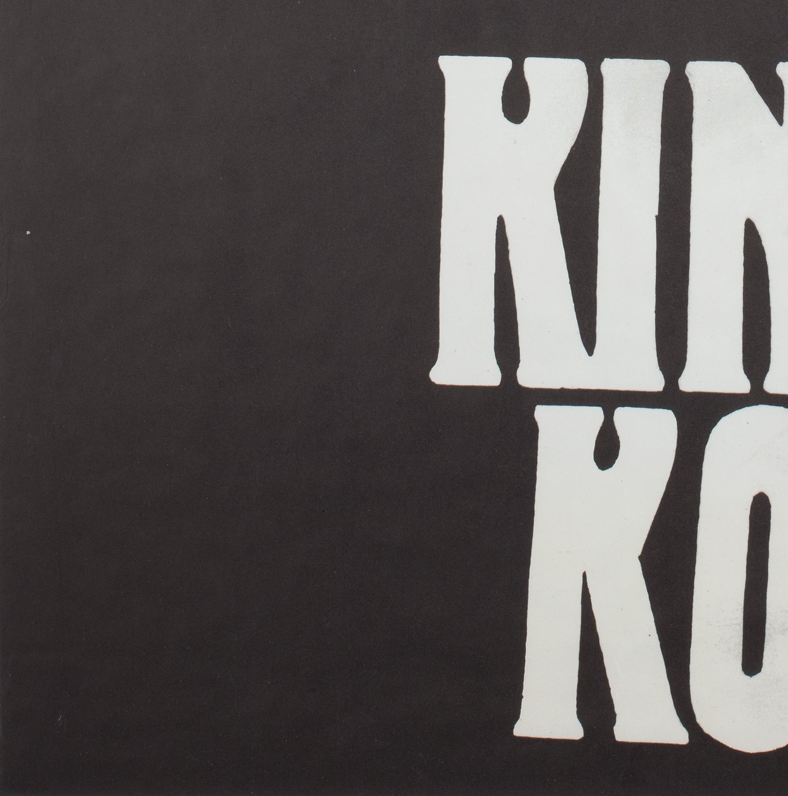 King Kong 1989 Czech A1 Film Poster, Vlach - detail