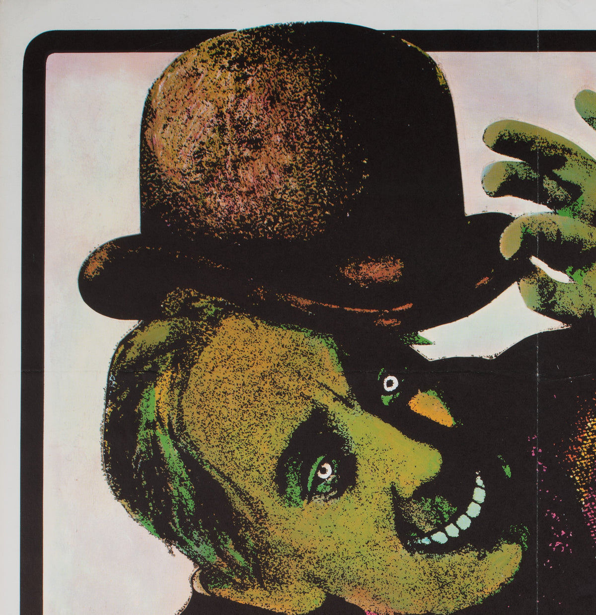 The Ladykillers R1960s German A1 Film Poster, Edelmann - detail