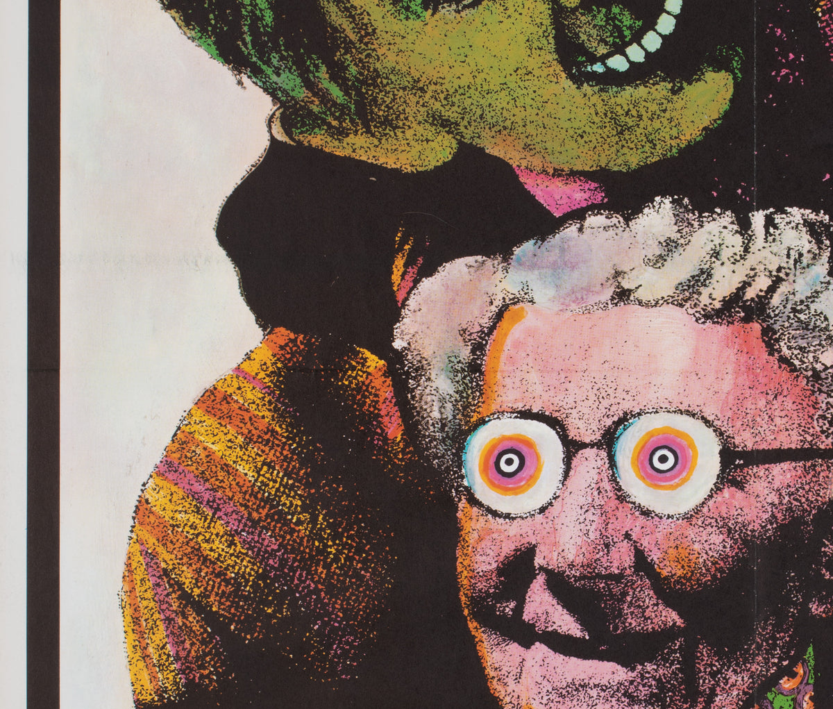 The Ladykillers R1960s German A1 Film Poster, Edelmann - detail