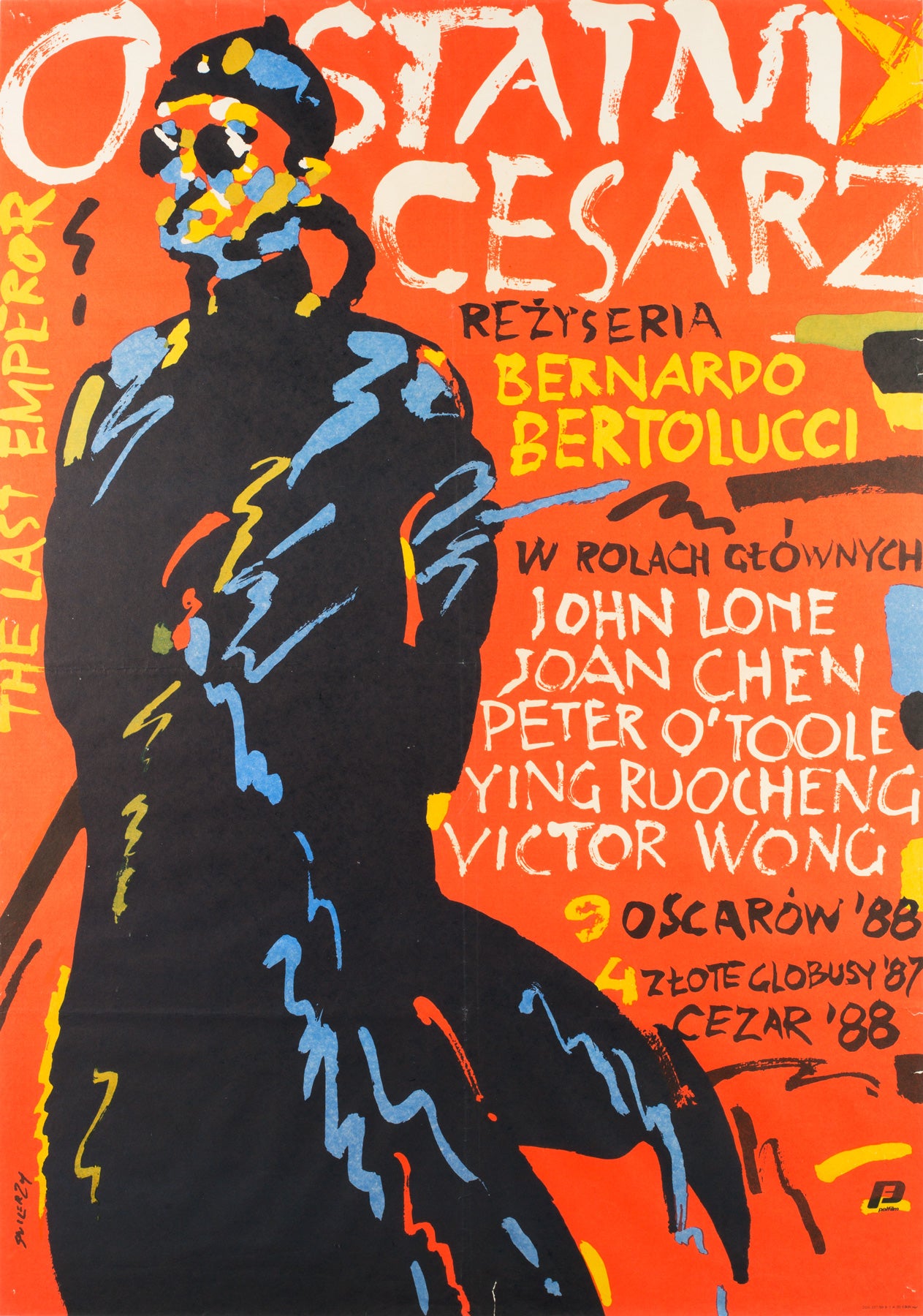 The Last Emperor 1989 Polish B1 Film Poster, Swierzy