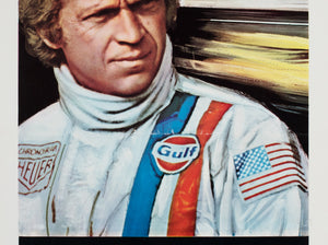 Le Mans 1971 Italian Locandina Film Movie Poster - detail