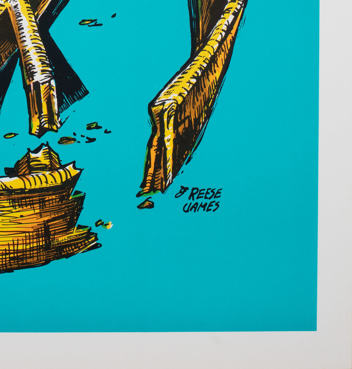 Let's Get It Together 1970s American Ban the Bomb CND Political / Protest Poster, James - detail