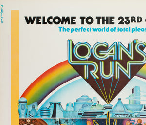 Logan's Run 1976 US Half Sheet Film Poster - detail 1