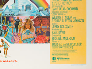 Logan's Run 1976 US Half Sheet Film Poster - detail 4