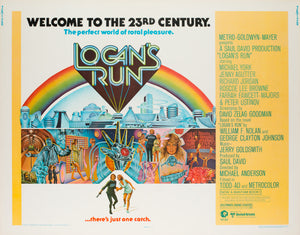 Logan's Run 1976 US Half Sheet Film Poster