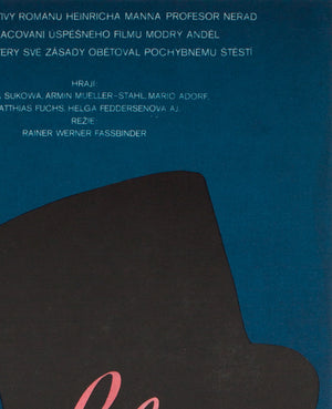 Lola 1983 Czech A3 Film Poster, Seccik - detail