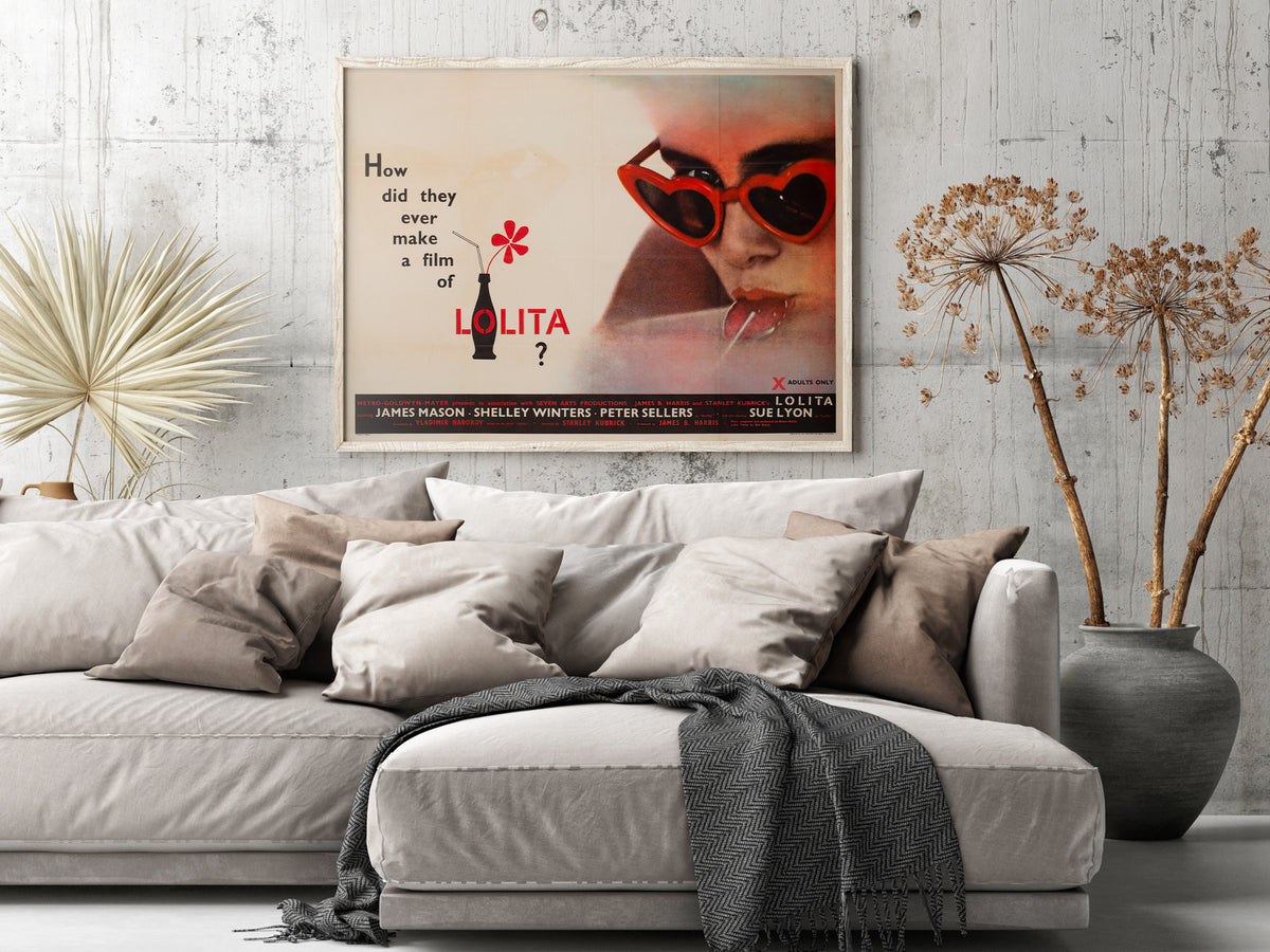 Lolita 1962 UK Quad Film Poster