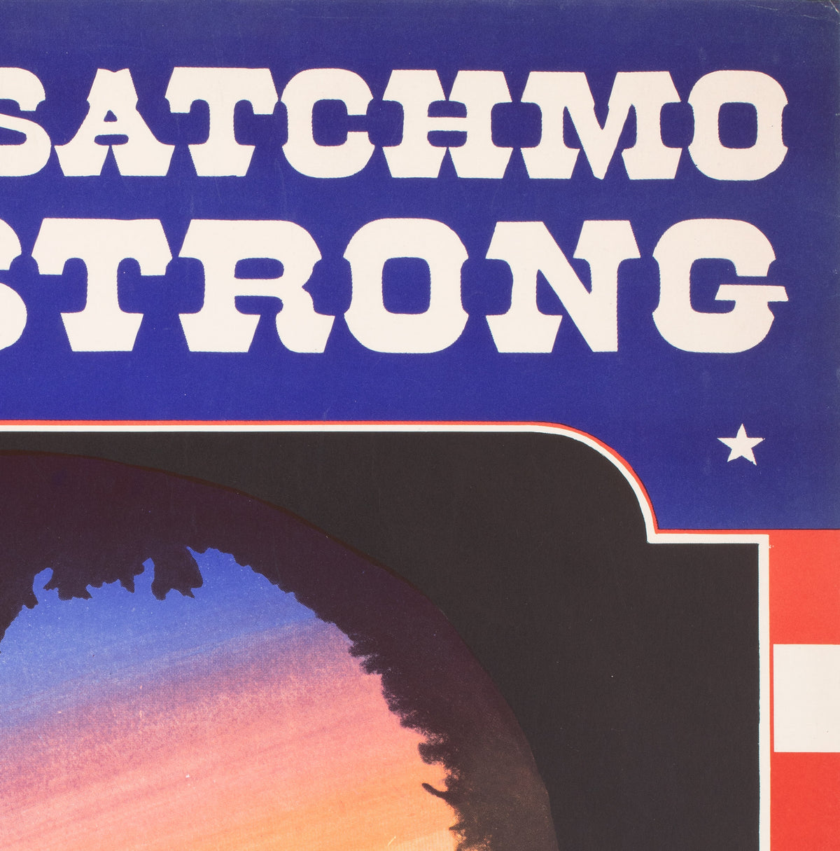 Louis Armstrong 1975 Polish Jazz Poster, Walicki