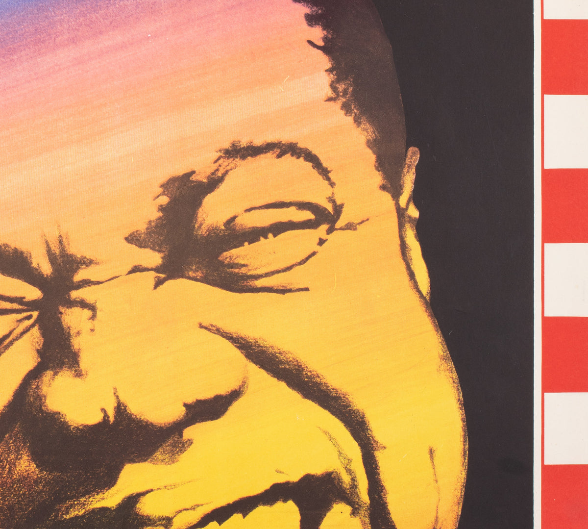 Louis Armstrong 1975 Polish Jazz Poster, Walicki