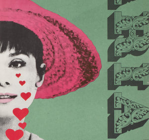 Love in the Afternoon R1960s German 1 Sheet Film Movie Poster - detail
