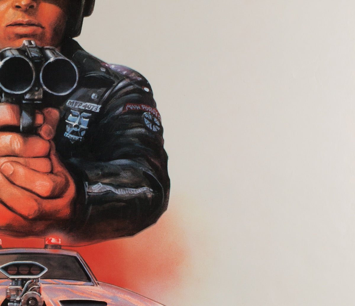 Mad Max 1979 UK 1 Sheet Film Poster Tom Beauvais - detail