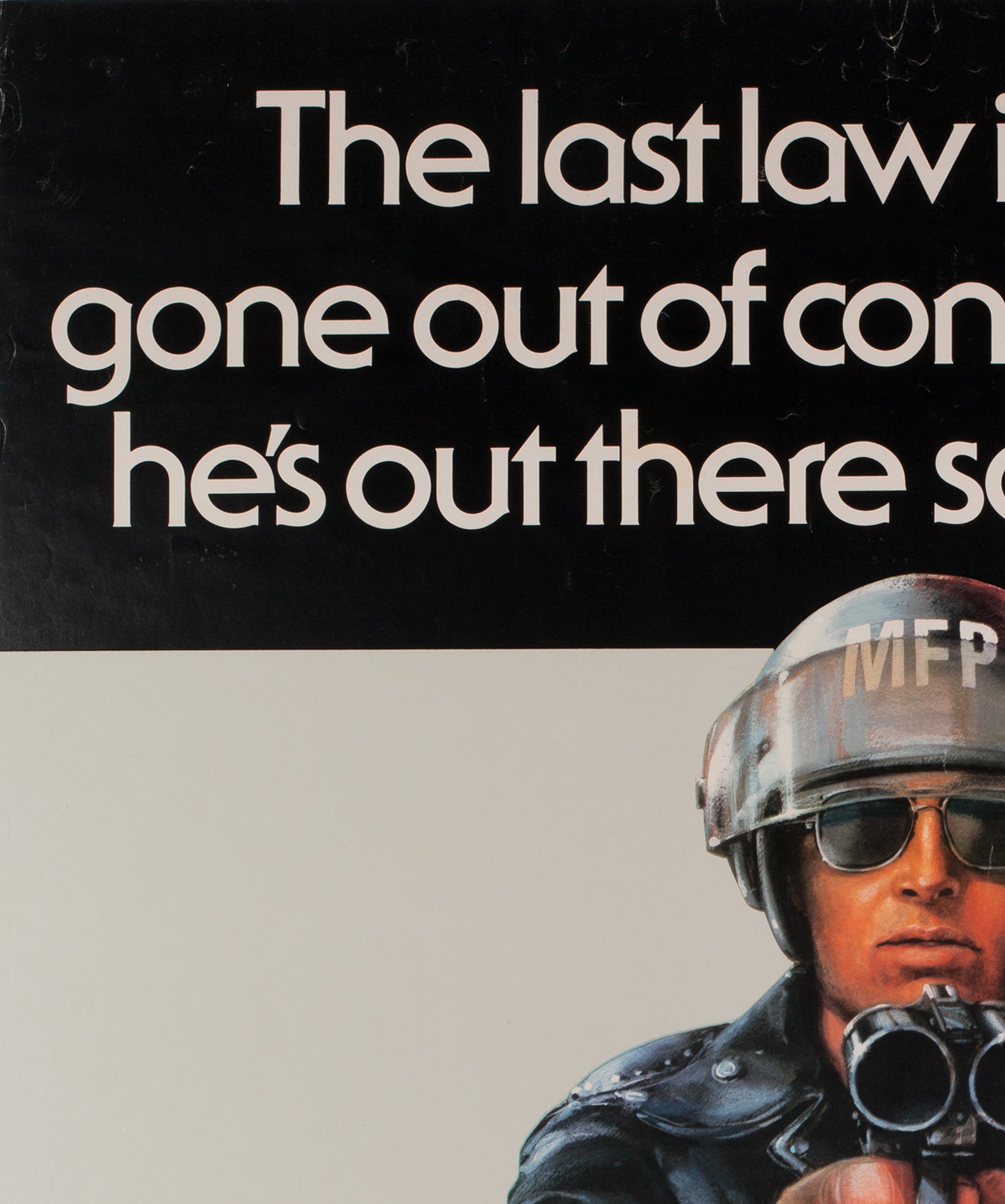 Mad Max 1979 UK 1 Sheet Film Poster Tom Beauvais - detail
