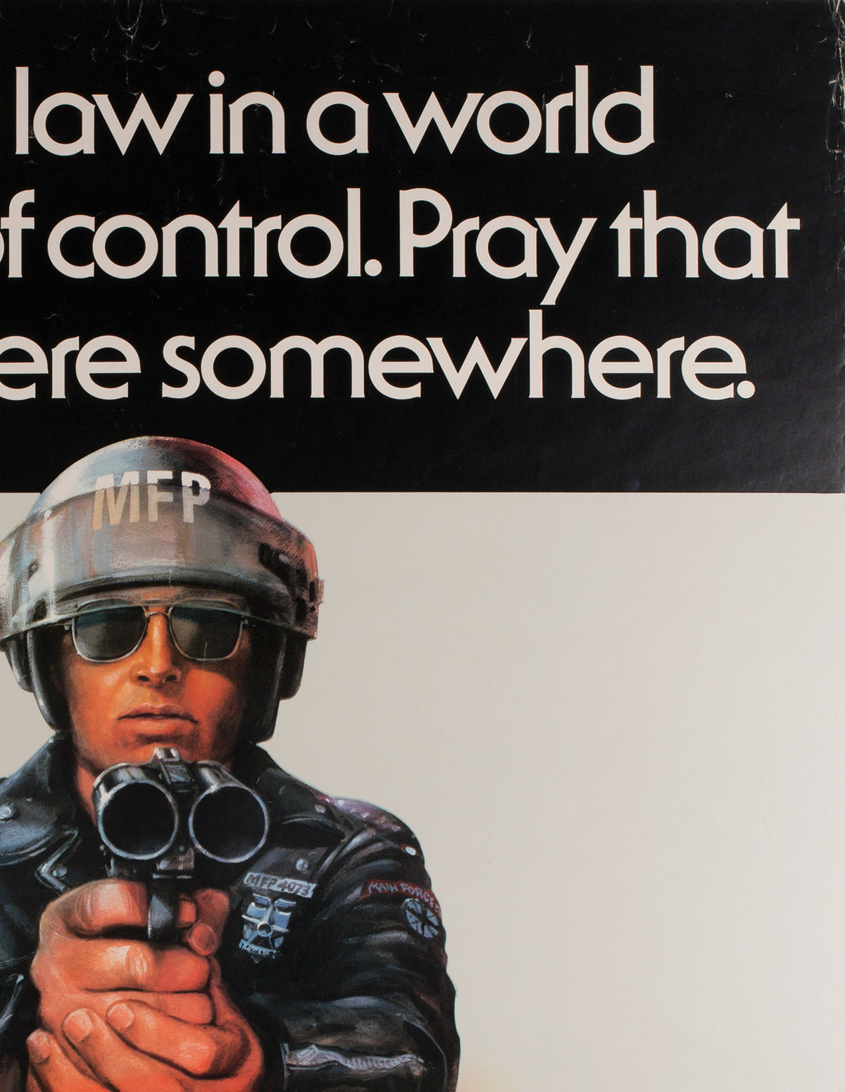 Mad Max 1979 UK 1 Sheet Film Poster Tom Beauvais - detail