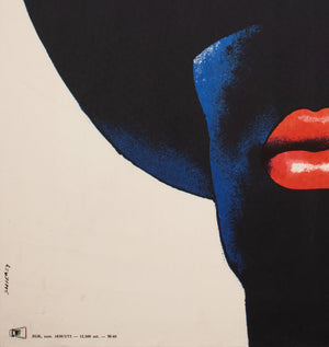 Midnight Cowboy 1973 Polish A1 Film Poster, Swierzy - detail