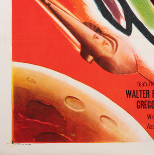 Missile Monsters 1958 US 1 Sheet Film Movie Poster - detail