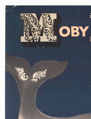 Moby Dick 1961 Polish Film Poster, Gorka - detail