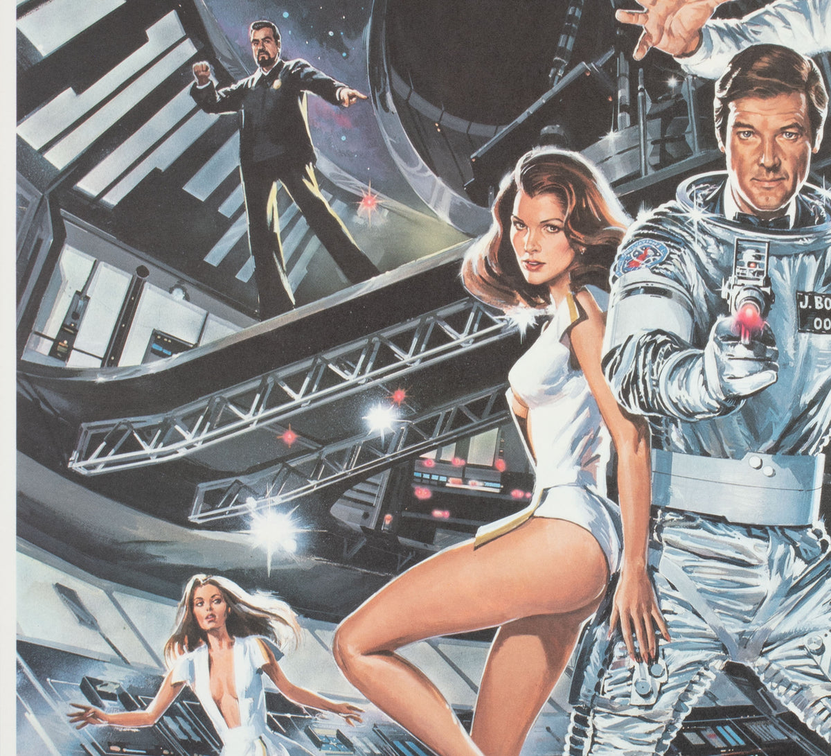 Moonraker 1979 Japanese B2 Film Movie Poster Goozee - detail