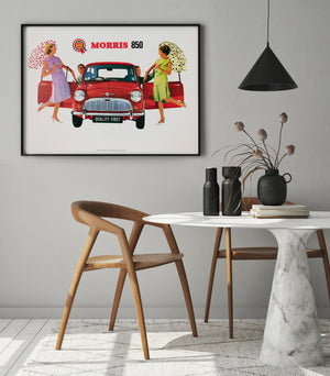 Morris 850 1960 UK Dealer Poster