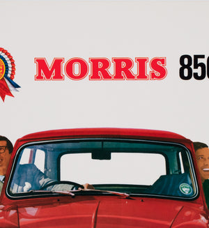 Morris 850 1960 UK Dealer Poster - detail