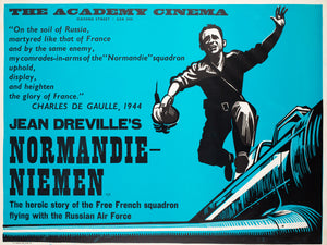 Normandie Niemen 1960 Academy Cinema UK Quad Film Poster, Strausfeld