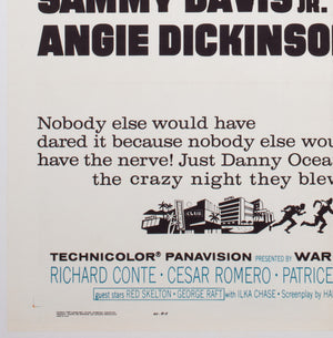 Ocean's 11 1960 US 1 Sheet Film Movie Poster - detail