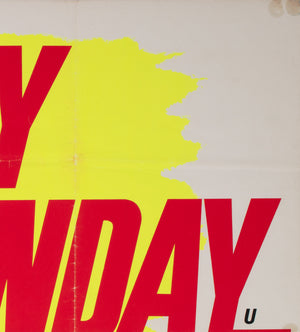 On Any Sunday 1971 UK Quad Film Movie Poster, Chantrell - detail
