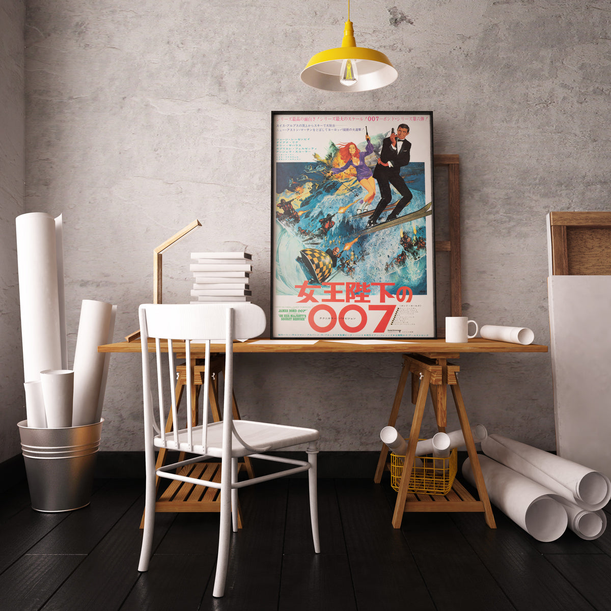 On Her Majesty's Secret Service 1969 Japanese B2 Film Poster, McGinnis and McCarthy