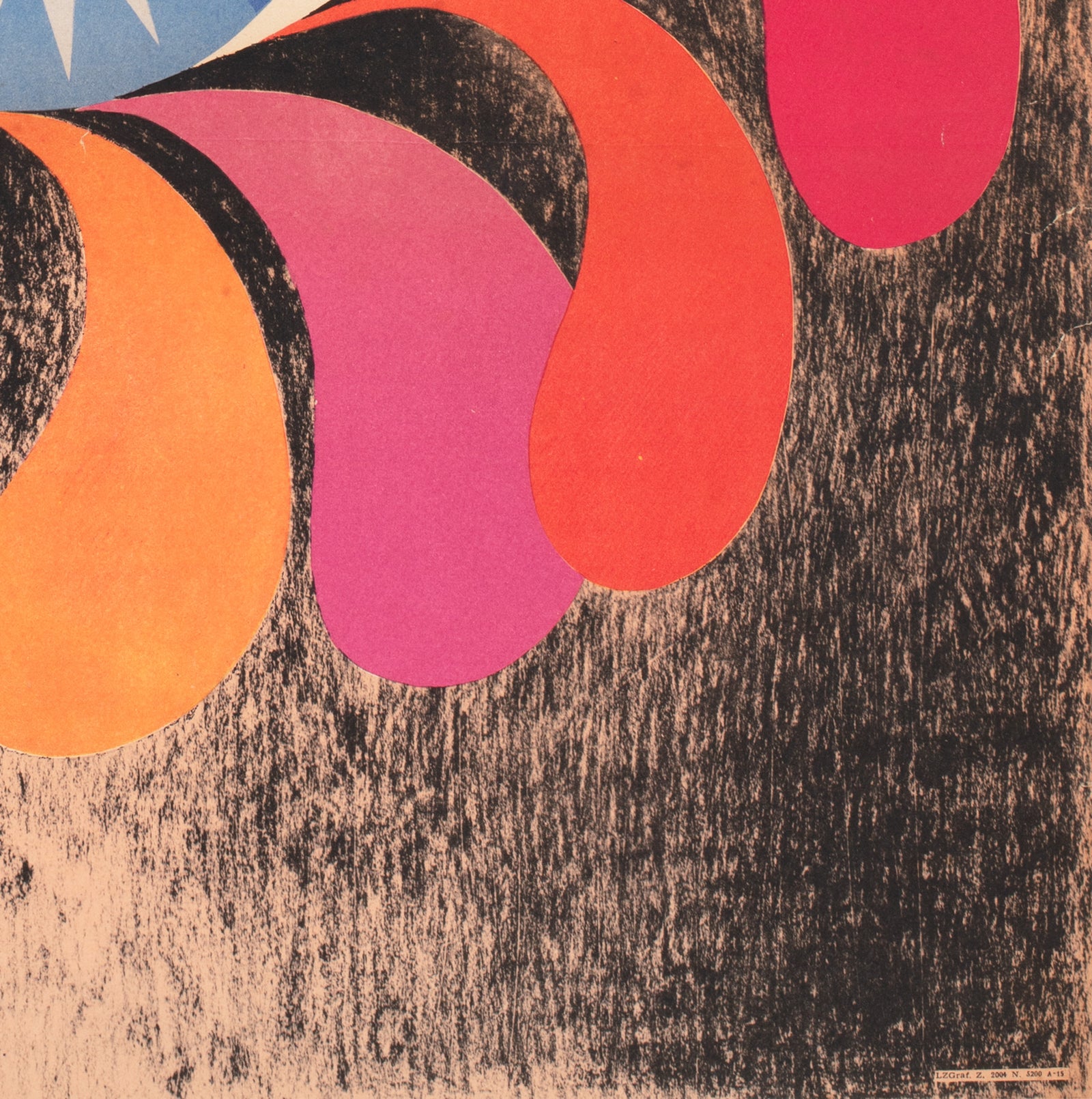Panic in Needle Park 1972 Polish A1 Film Poster, Ruminski - detail