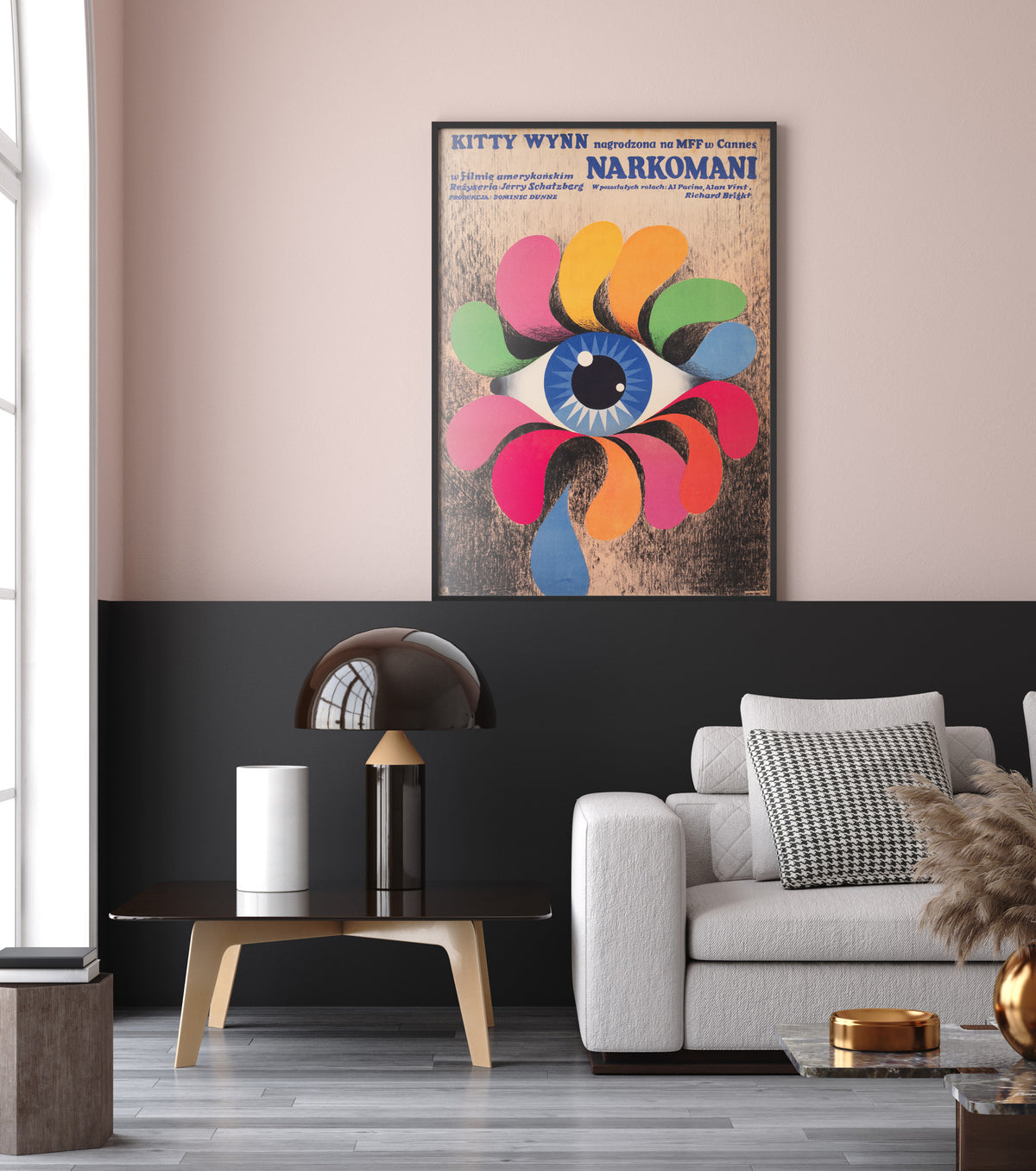 Panic in Needle Park 1972 Polish A1 Film Poster, Ruminski