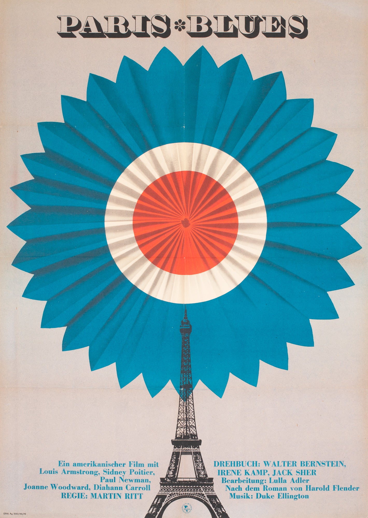 Paris Blues 1970 East German Film Poster