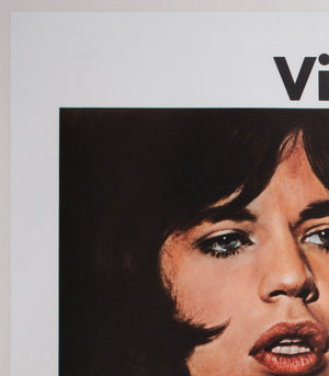 Performance 1970 UK Quad Film Movie Poster - detail