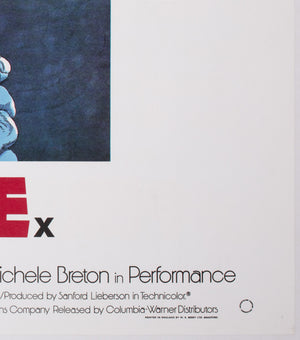 Performance R1979 UK Quad Film Movie Poster - detail