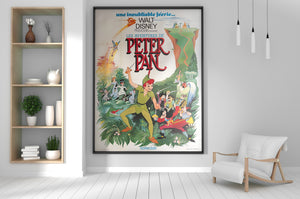 Peter Pan 1970s French Grande Film Movie Poster