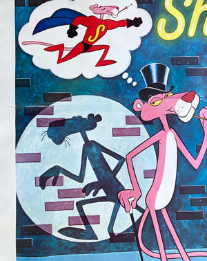 Pink Panther Show 1978 Italian 4 Foglio Film Poster - detail