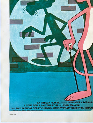 Pink Panther Show 1978 Italian 2 Foglio Film Poster - detail