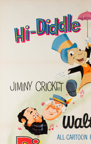 Pinocchio R1971 US 1 Sheet Film Movie Poster Disney - detail 3