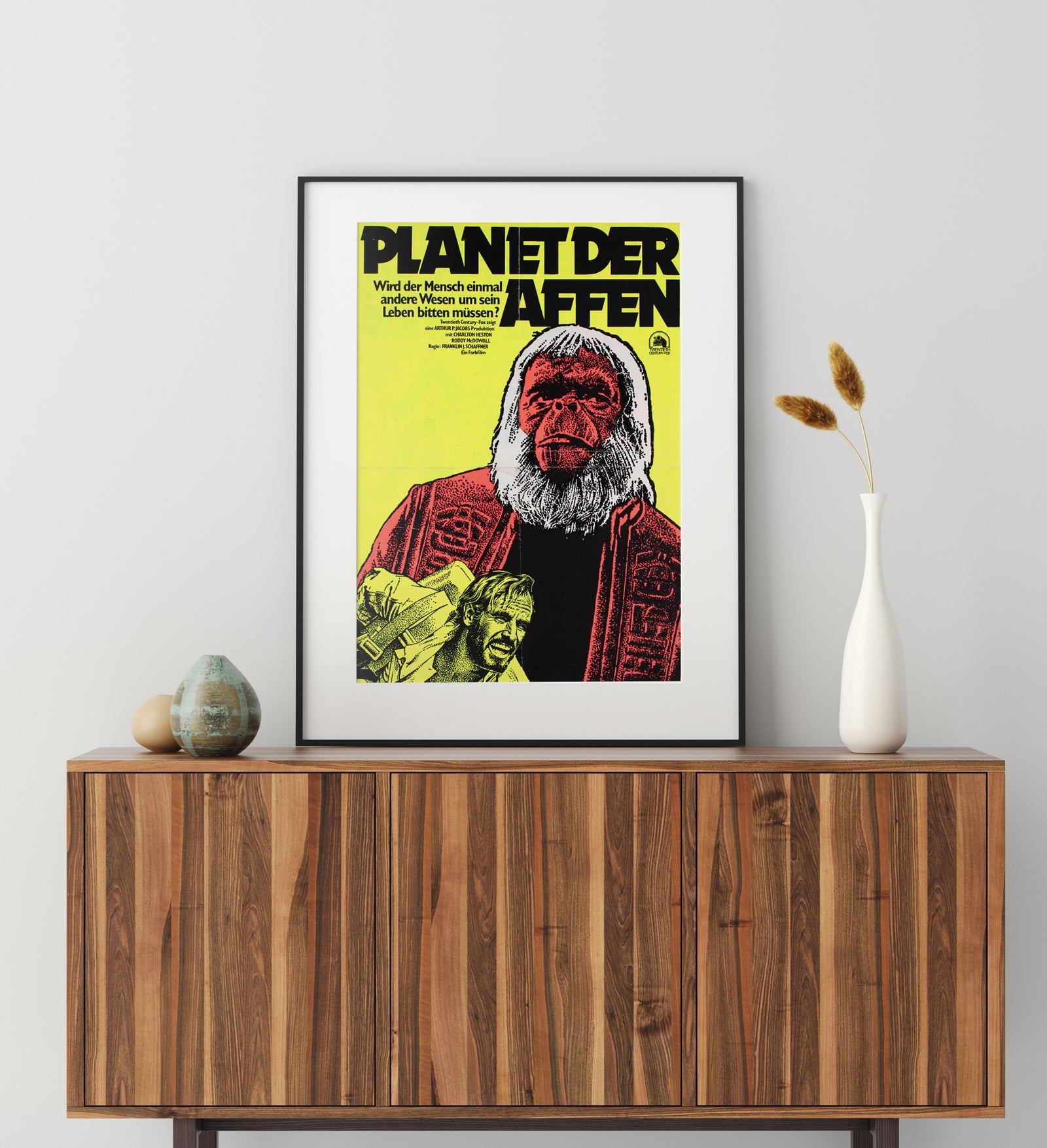 Planet of the Apes R1975 German Blacklight A2 Film Movie Poster