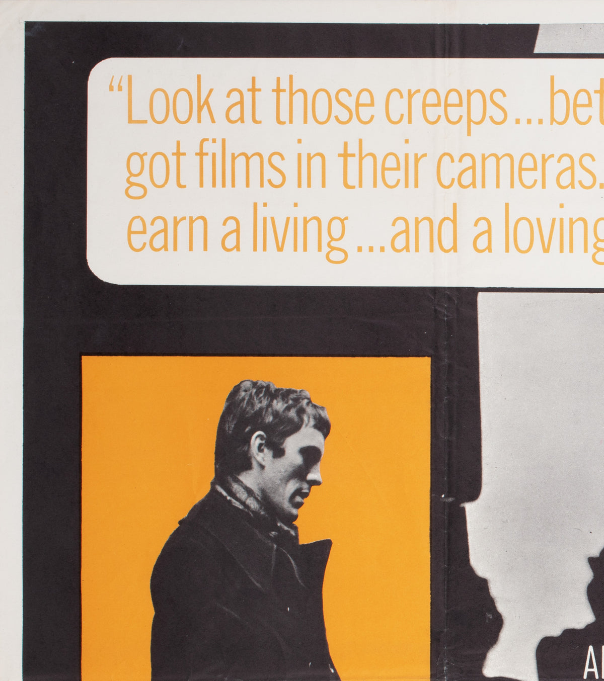 Poor Cow 1967 UK Quad Film Movie Poster - detail