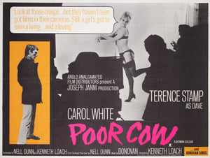 Poor Cow 1967 UK Quad Film Movie Poster