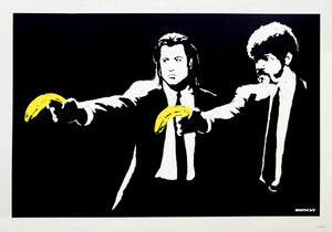 Banksy Pulp Fiction 2004 Limited Edition Unsigned Screen Print