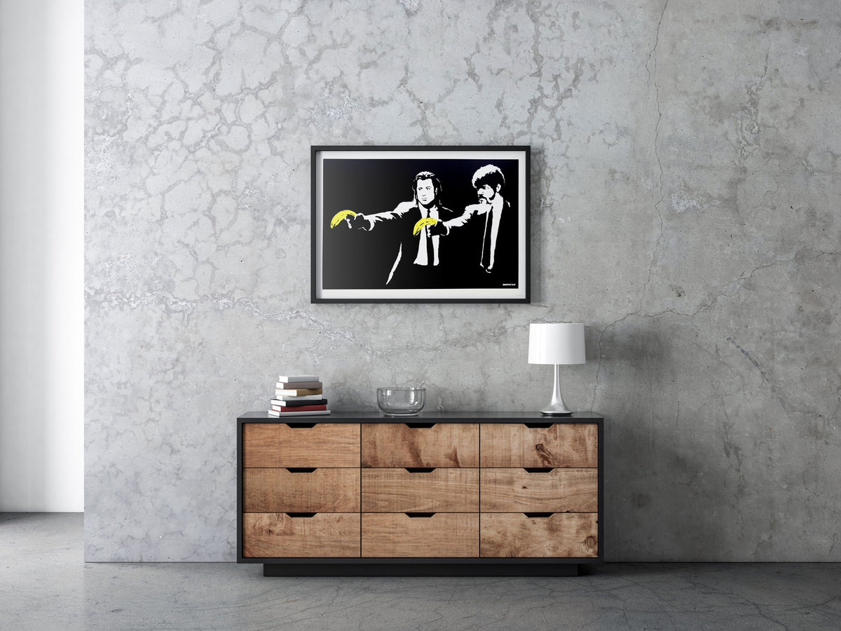 Banksy Pulp Fiction 2004 Limited Edition Unsigned Screen Print